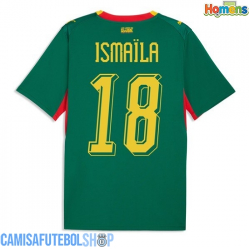 Camisa de time de futebol Senegal Ismaila Sarr #18 Replicas 2º Equipamento Mundo 2026 Manga Curta